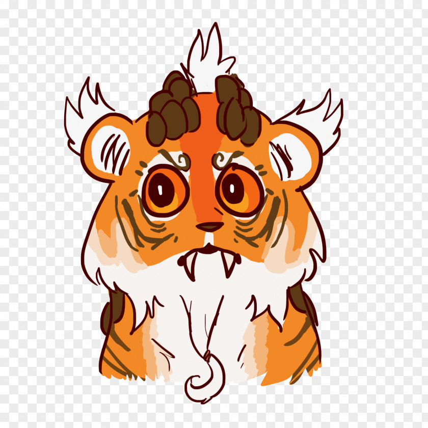 Tiger Whiskers Cat Paw Snout PNG