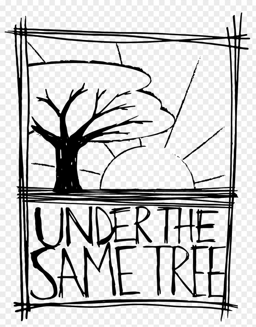 Under The Tree Organization Drawing Line Art Clip PNG