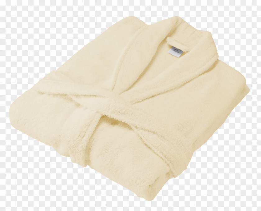 Watercolor Cream Bathrobe Towel Terrycloth Linens PNG