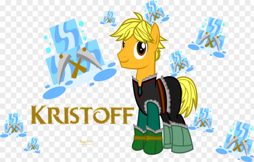 Anna Pony Kristoff Elsa Fan Art PNG