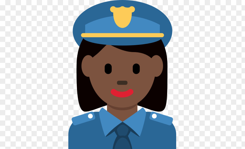 Emoji Police Officer Lt. Judy Hopps Dark Skin PNG
