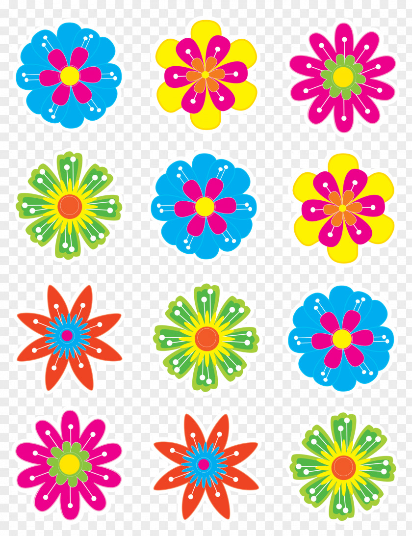 Flower Paper Sticker Bulletin Board PNG