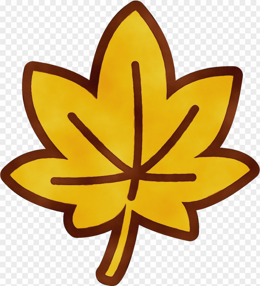 Petal Symbol Yellow Leaf Plant Flower PNG