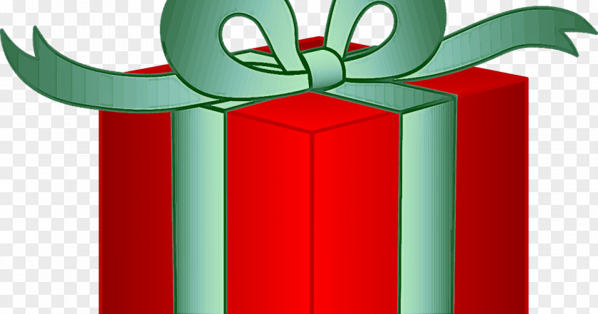 Christmas Gift Wrapping Green Clip Art Red Ribbon Material Property PNG