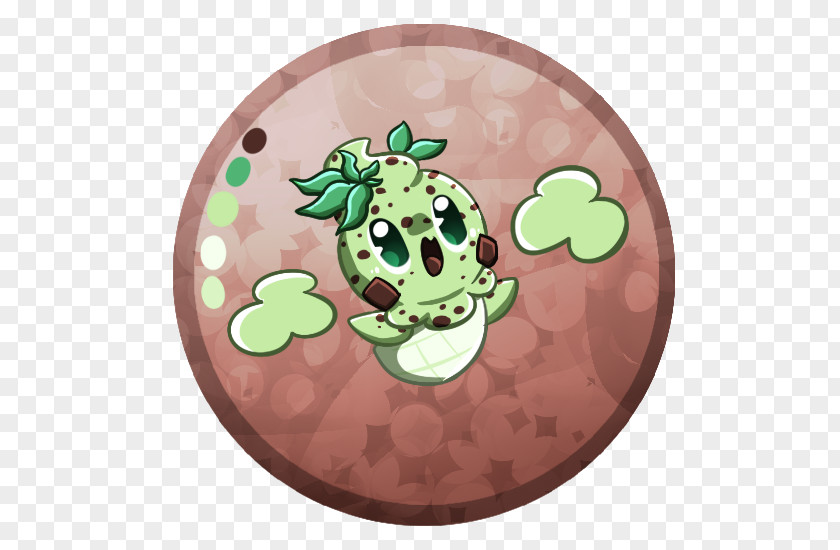 Skull Green PNG