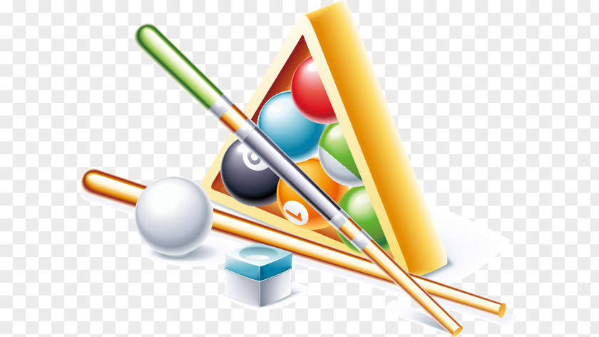 Billiard Cue Triangle Pattern Billiards Stick Pool Ball Snooker PNG