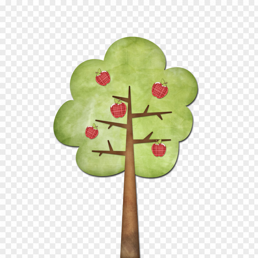 Cartoon Apple Tree PNG