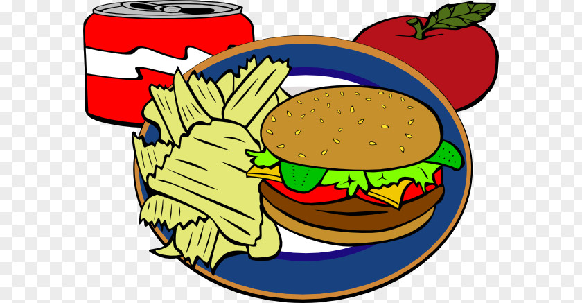 Chips Cliparts Hamburger Fish And Hot Dog Soft Drink French Fries PNG