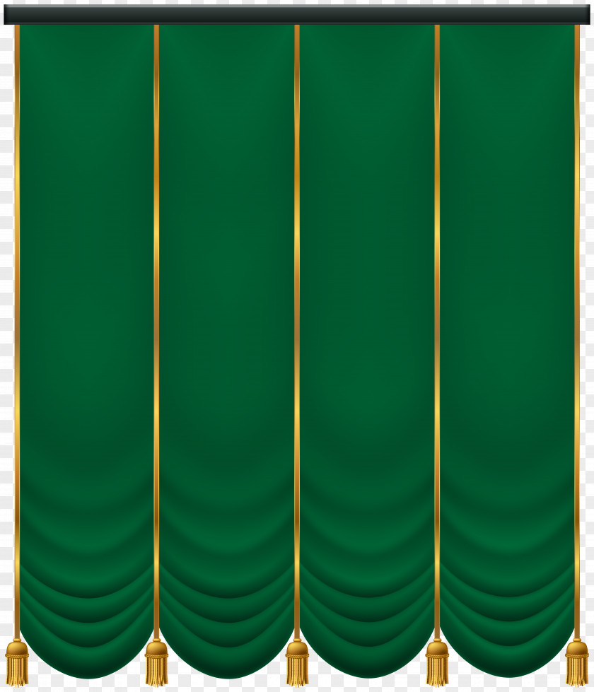 Green Curtain Transparent Clip Art PNG