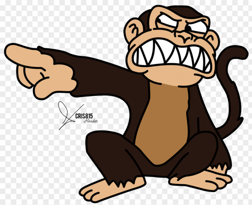 Monkey Cartoon The Evil Drawing PNG
