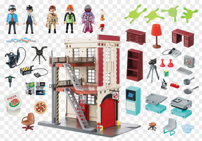 Playmobil Egon Spengler Ray Stantz Janine Melnitz Peter Venkman PNG