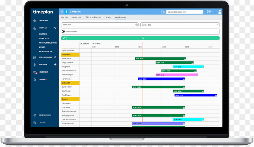 Schedule Workforce Management Computer Software Template Program PNG