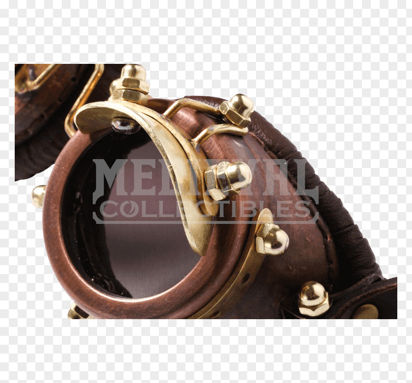 Steampunk Goggles Leather 01504 Strap Clothing Accessories Fashion PNG