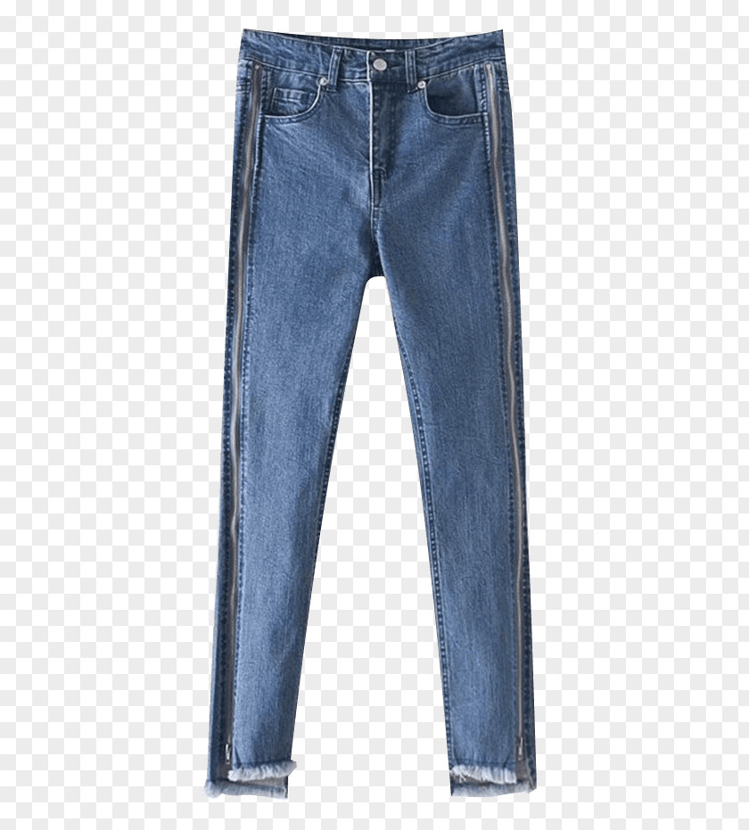 T-shirt Slim-fit Pants Zipper Jeans Denim PNG
