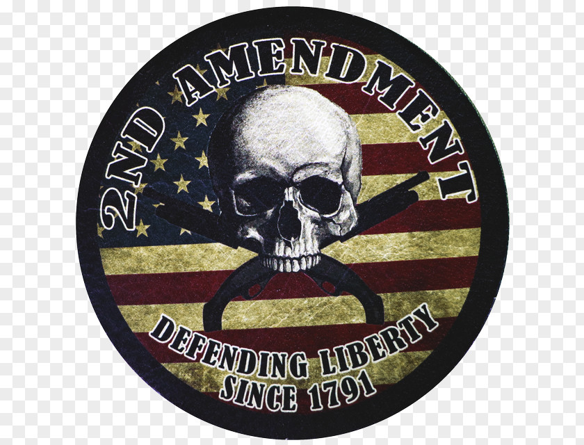 United States Second Amendment To The Constitution Flag Of Embroidered Patch PNG