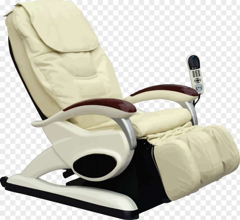 White Massage Chair Vector Recliner PNG