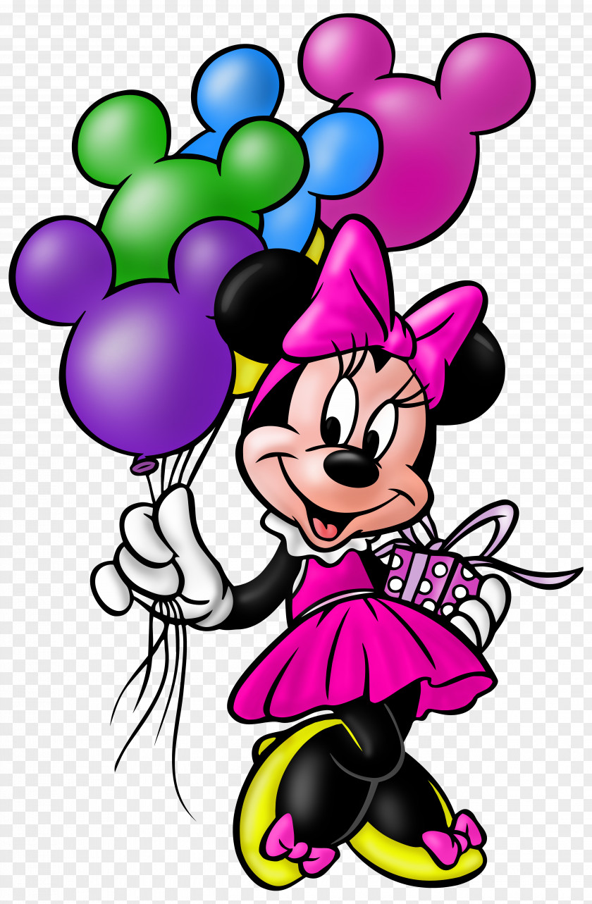 Minnie Mouse Transparent Clip Art Image Mickey Pluto Donald Duck Birthday PNG