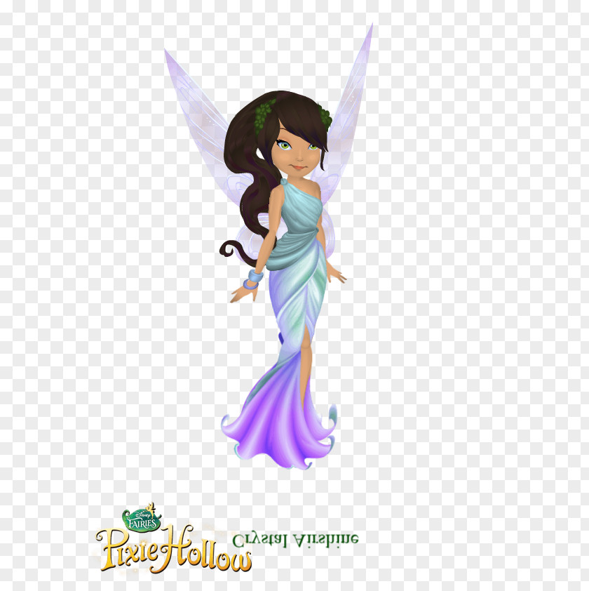 Pixie Hollow Fairy Cartoon Figurine Angel M PNG
