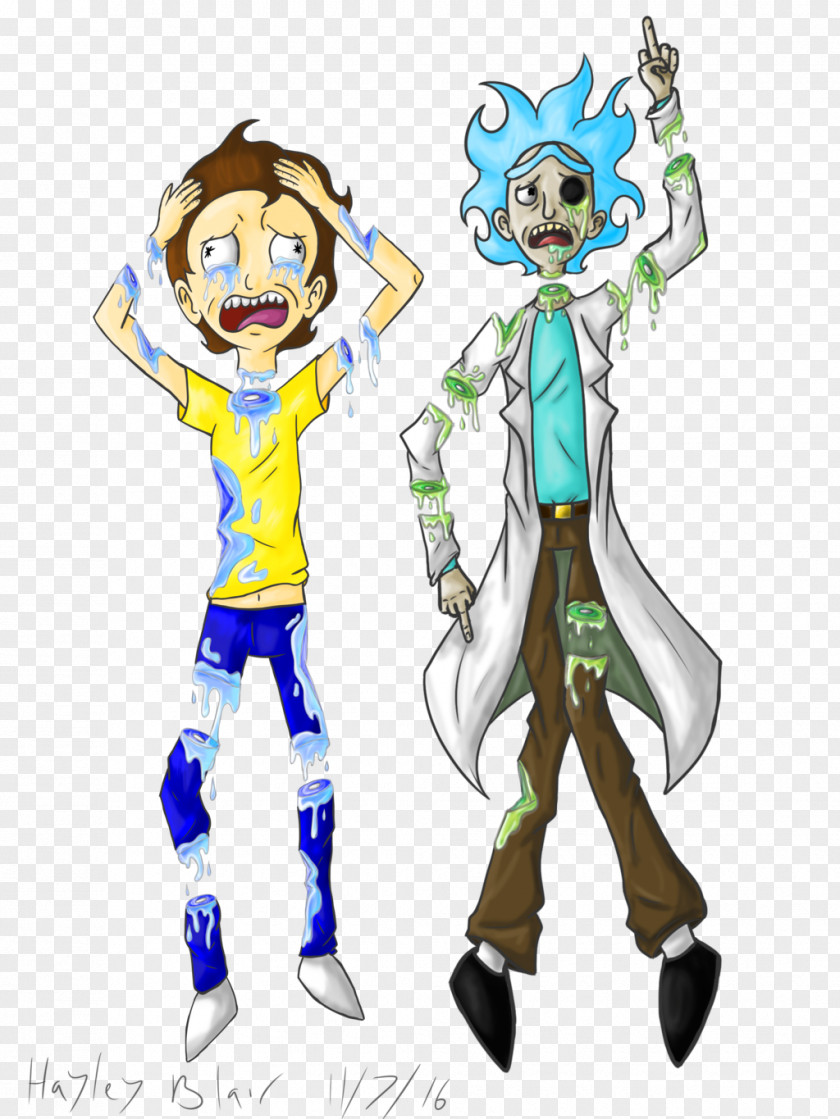 Rick And Morty Smith Sanchez Pocket Mortys Art PNG