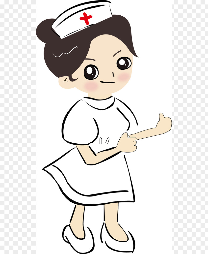 Cartoon Nurse Nursing Hospital Physician PNG