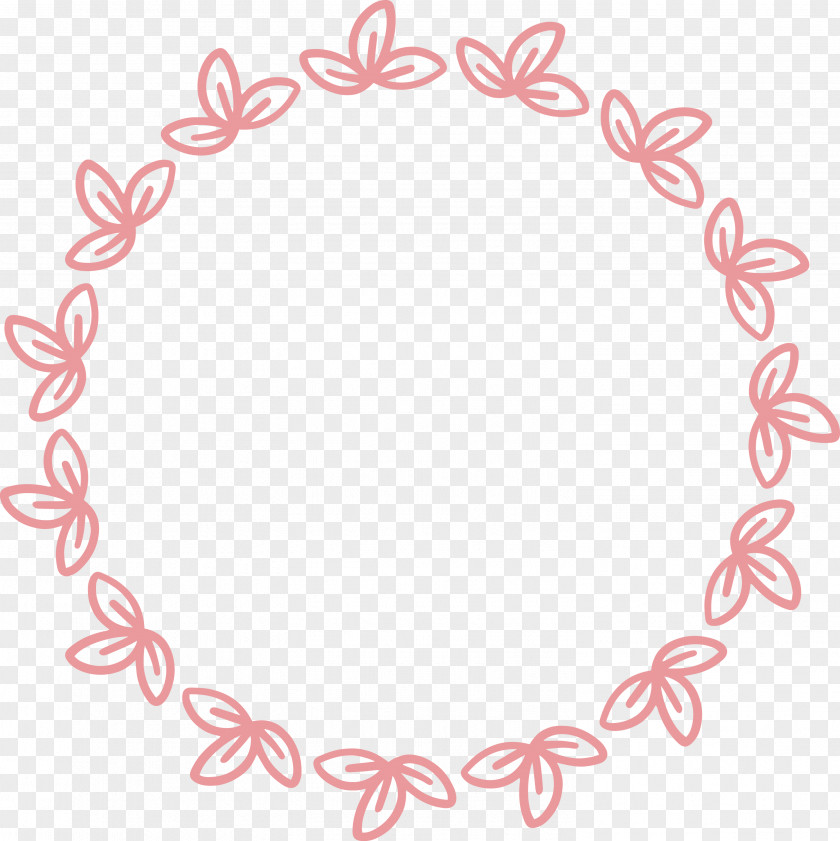 Floral Frame Flower Monogram PNG