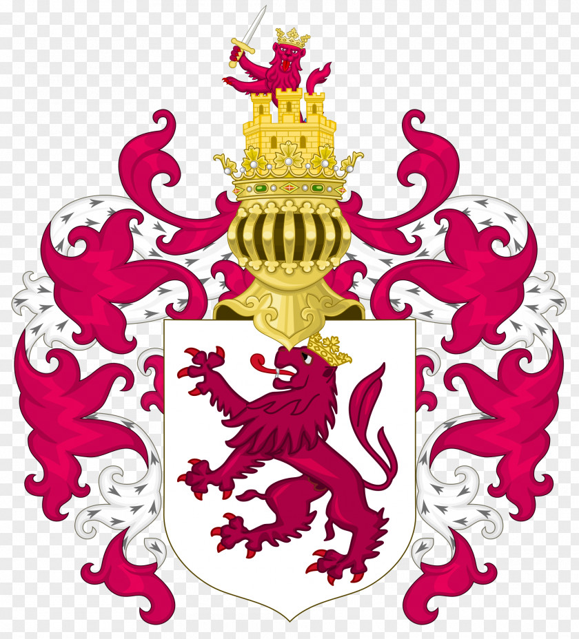 Lion Coat Of Arms Spain Kingdom Castile Crown PNG