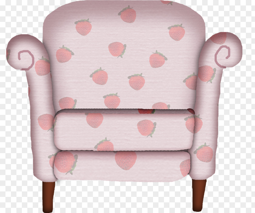 Plant Club Chair Pink Background PNG