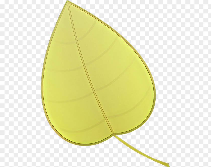 Yellow Leaf Circle PNG