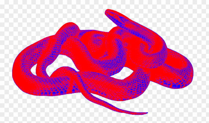 Aesthetic Red Snakes Transparency Image PNG