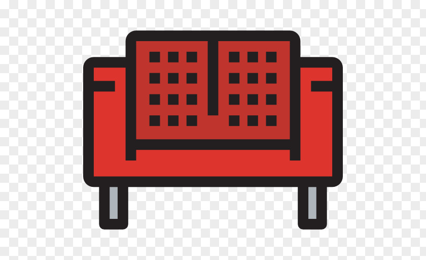 Chair Furniture Couch Icon Design PNG