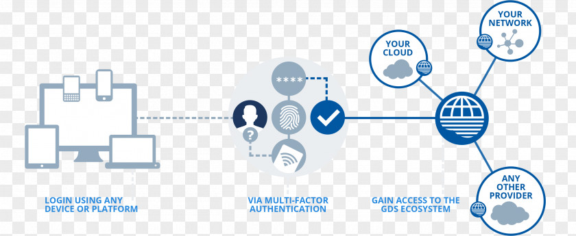 Identity Management System Information Authentication Infographic PNG