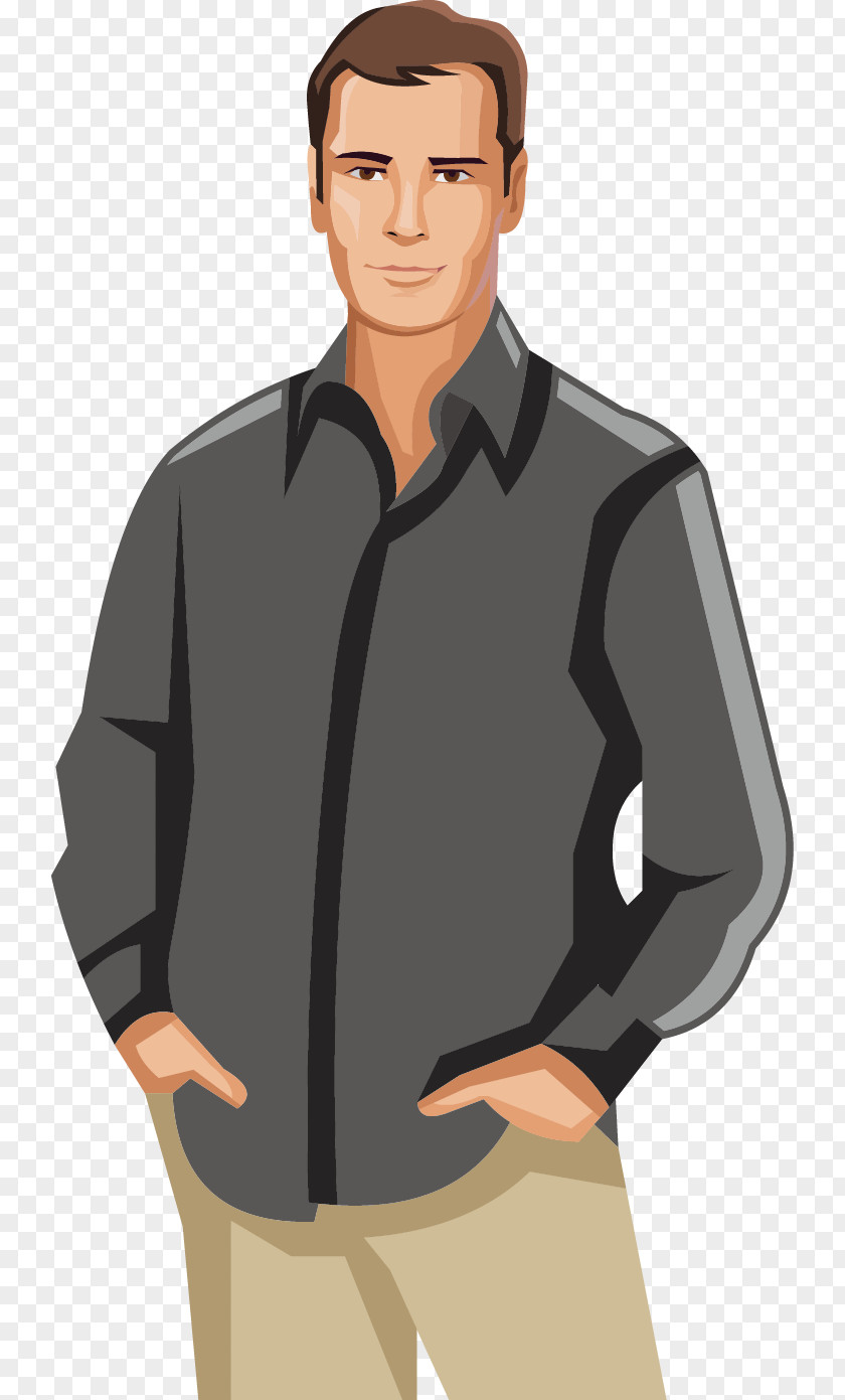 The Man Illustration PNG