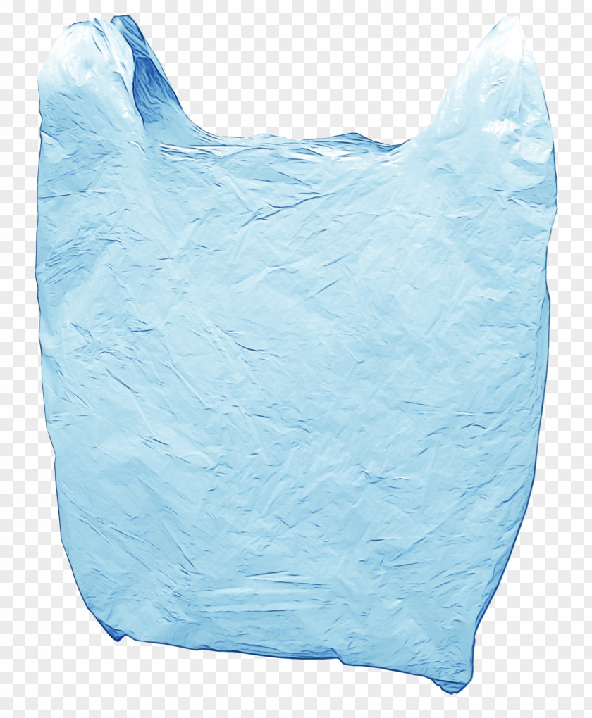 Aqua Turquoise Plastic Bag Background PNG