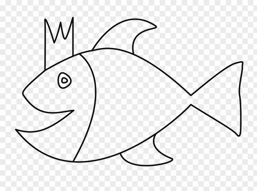 Fisch Drawing Coloring Book Animal Fish Line Art PNG