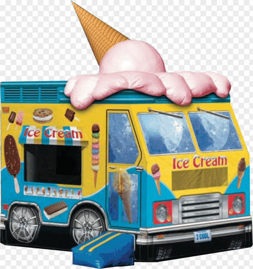 Ice Cream Cones Van Parlor Strawberry PNG