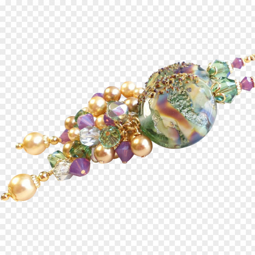 Pearl Bracelet Bead Purple Amethyst PNG