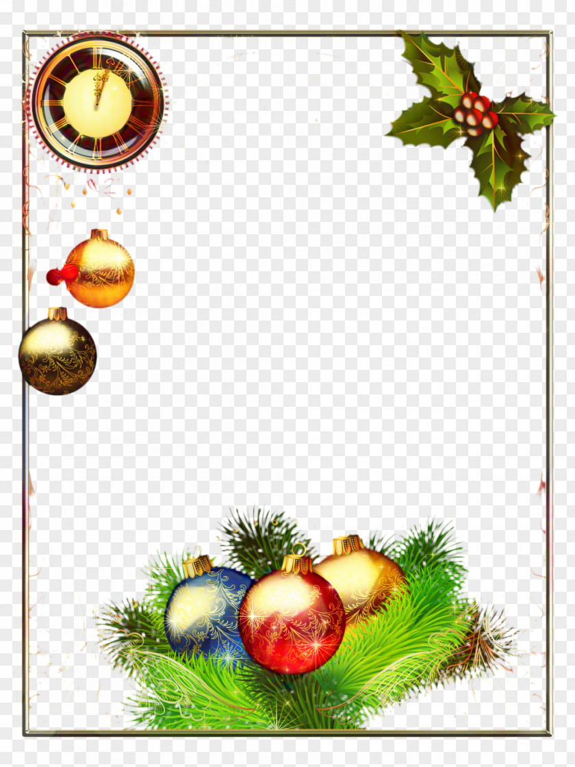 Picture Frame Interior Design Christmas Tree Branch PNG