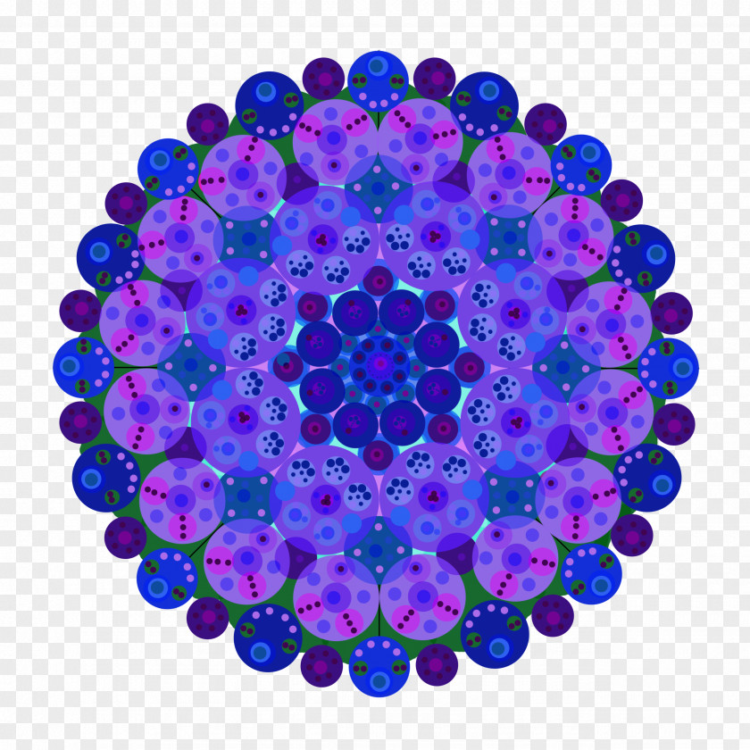 Purple Pattern With Mandala Affinity Cellular Clip Art PNG
