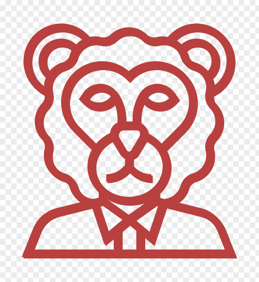 Visual Arts Line Art Lion Icon PNG