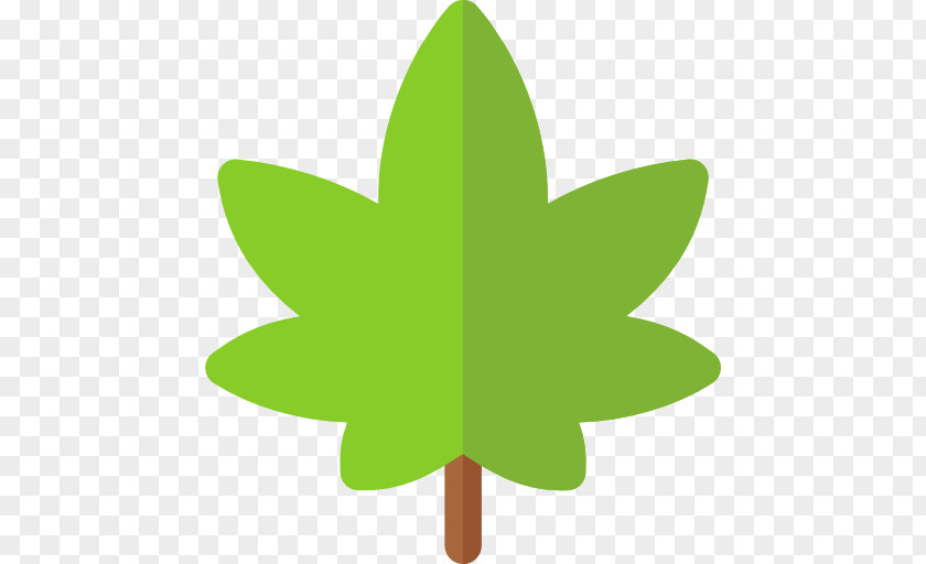 Basic Cannabis Leaf MilanoCBD Illustration PNG