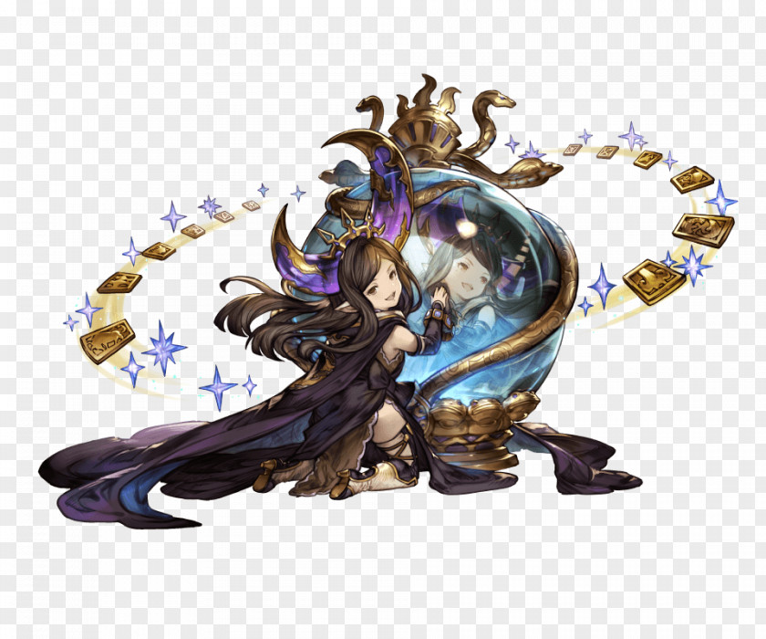 Fantasy Blue Crescent Granblue Character Mobage Game Wiki PNG