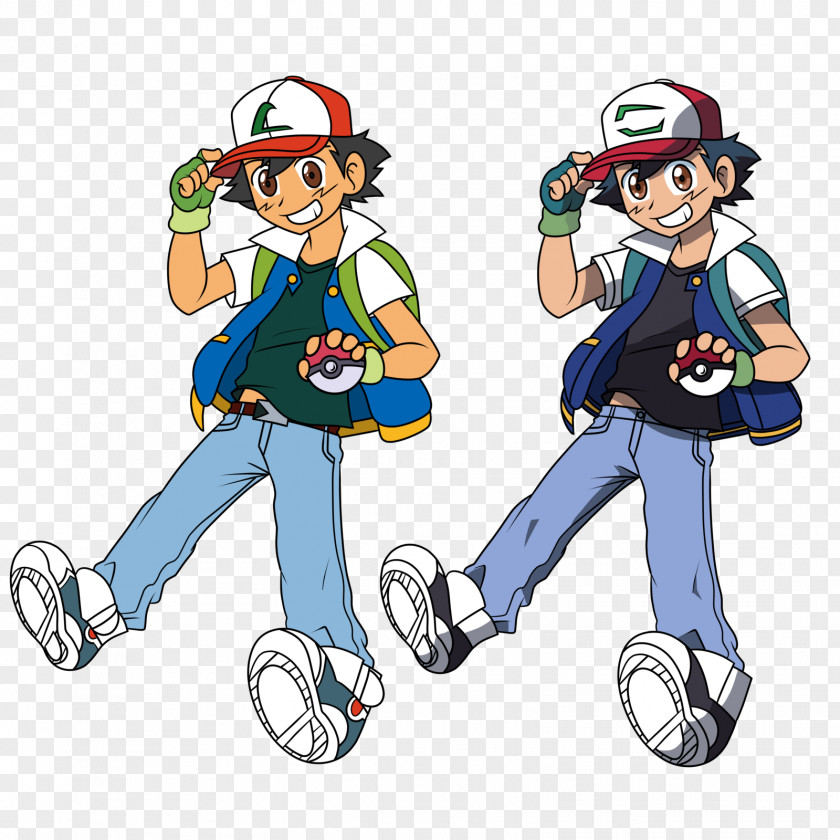 Spot The Difference Ash Ketchum Pokémon Character Drawing Cartoon PNG