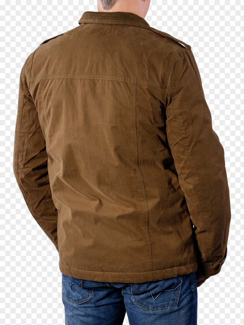 Jacket Khaki Neck PNG