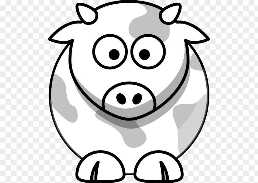 Outline Of Cow Beef Cattle Drawing Cartoon Clip Art PNG