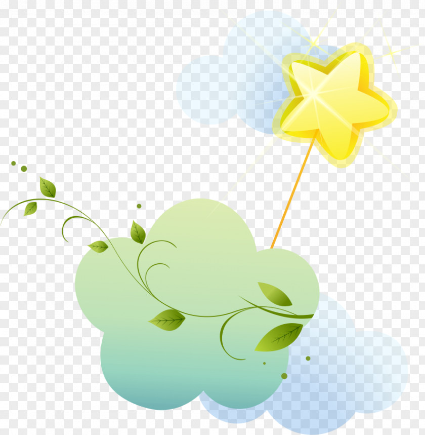 Star Clouds Drawing Clip Art PNG