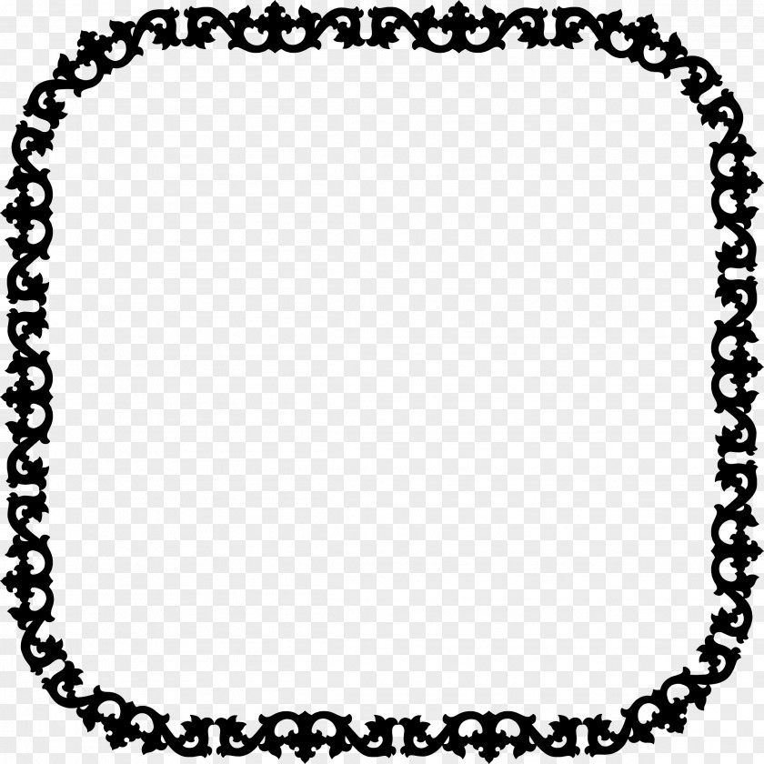 Flourish Silhouette Decorative Arts Picture Frames Clip Art PNG