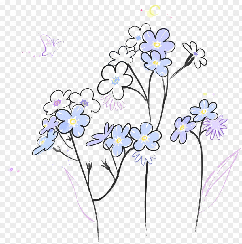 Lilac Flower Download Illustration PNG