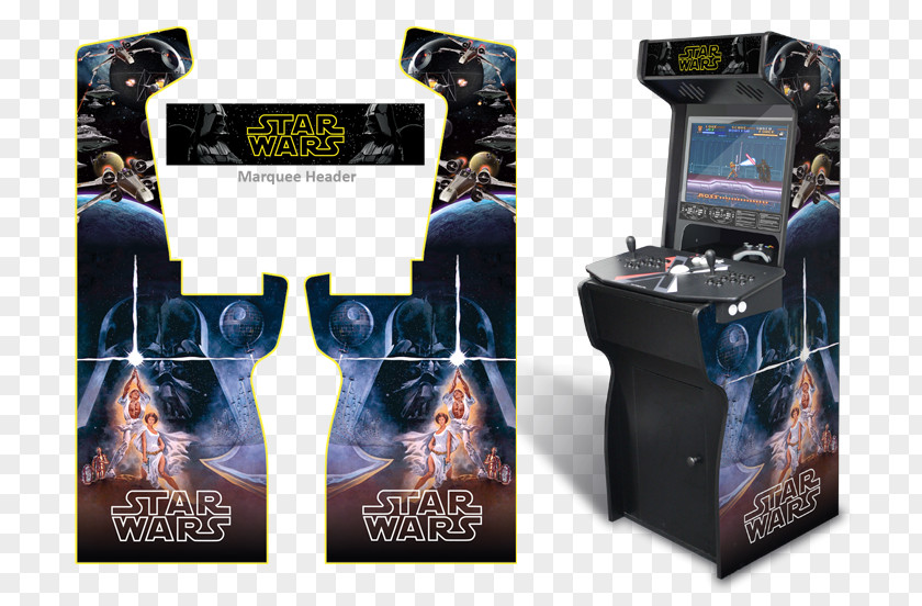 Star Wars Arcade Asteroids Batman Tron PNG