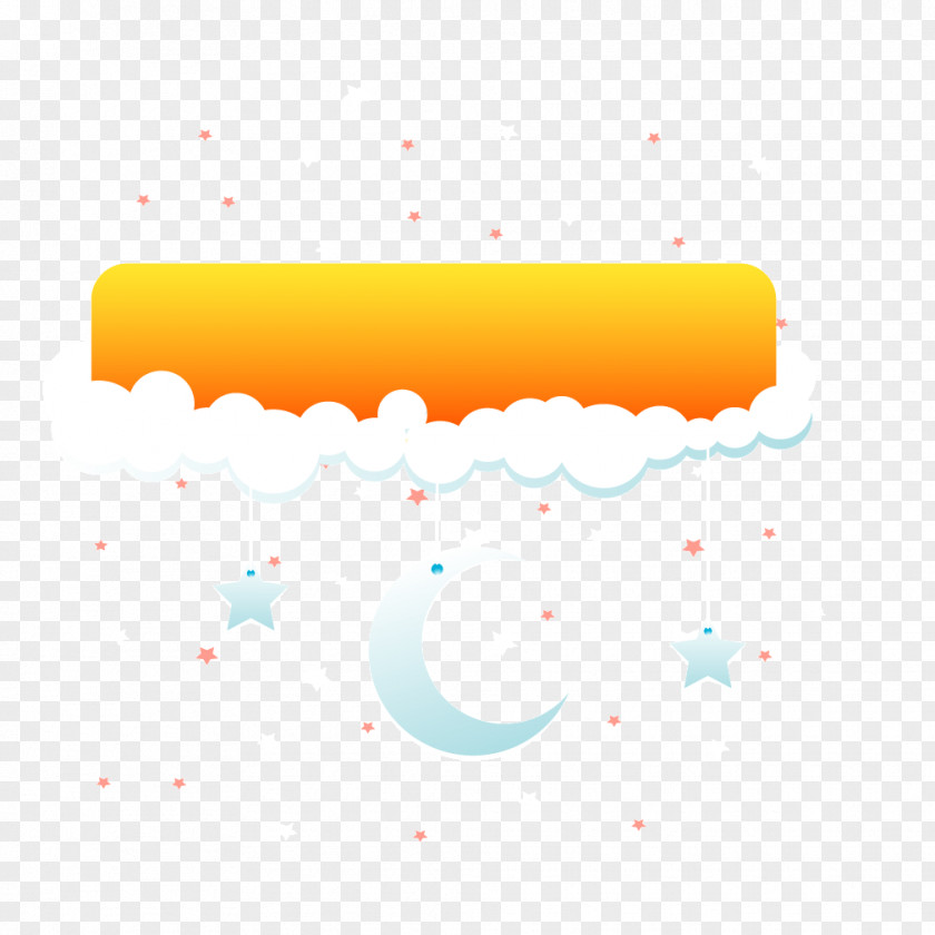 Yellow Sky Night Clouds PNG