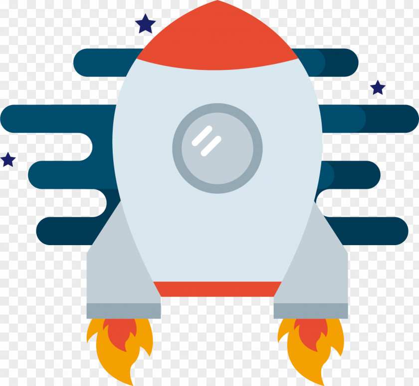 Cartoon Rocket Spacecraft Space Shuttle PNG